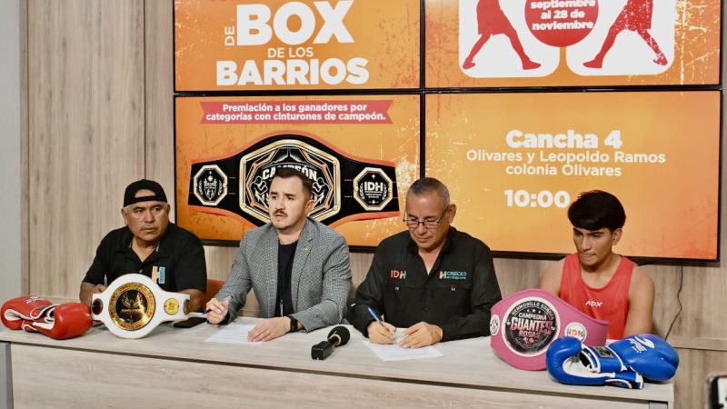 Convocan a inscribirse al Torneo Municipal de Box de los Barrios en Hermosillo