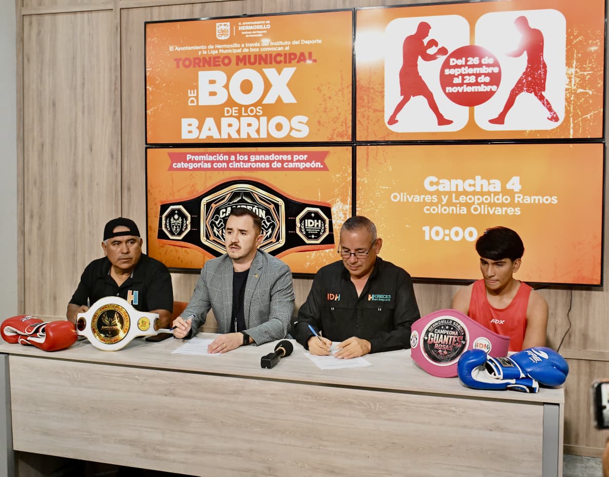 Convocan a inscribirse al Torneo Municipal de Box de los Barrios en Hermosillo